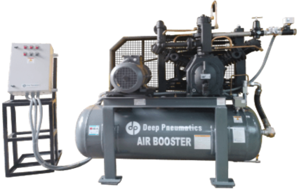 Lubricated Reciprocating Booster Air Compressors – High Pressure